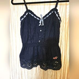 Hollister Navy Blue Tank Top
